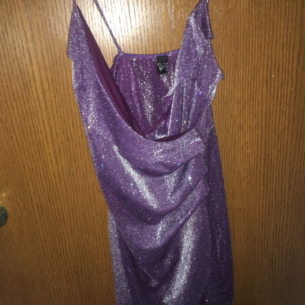 Sparkly Purple Dress